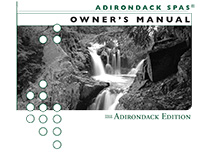 2010 Adirondack Spa Owner's Manual
