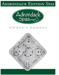 2026 Adirondack Spa Owner's Manual
